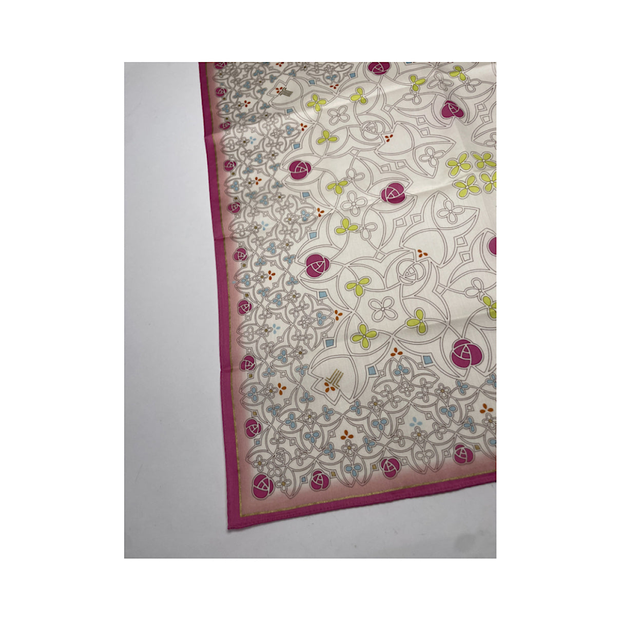 Lanvin Pink Silk Scarf image 5