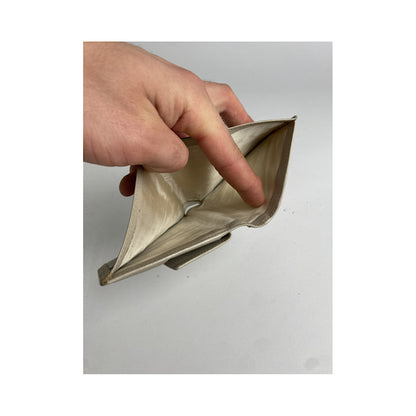 Celine Triomphe White Leather Wallet image 5