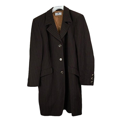 Givenchy Brown Wool Trench Coat image 1