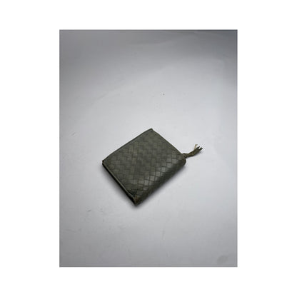 Bottega Veneta Intrecciato Grey Leather Wallet image 2
