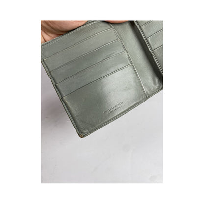Bottega Veneta Intrecciato Grey Leather Wallet image 5