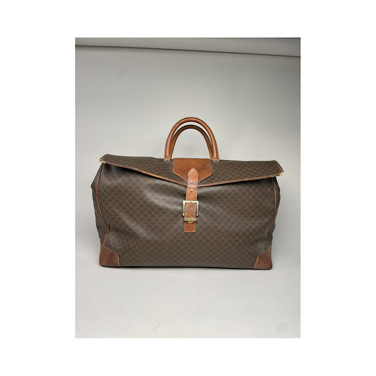 Celine SAC SEAU Brown Leather Handbag image 2