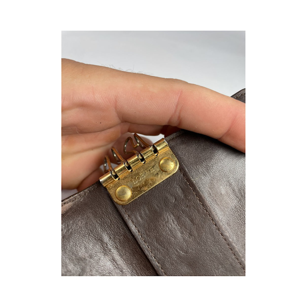 Loewe Brown Leather Purse image 5