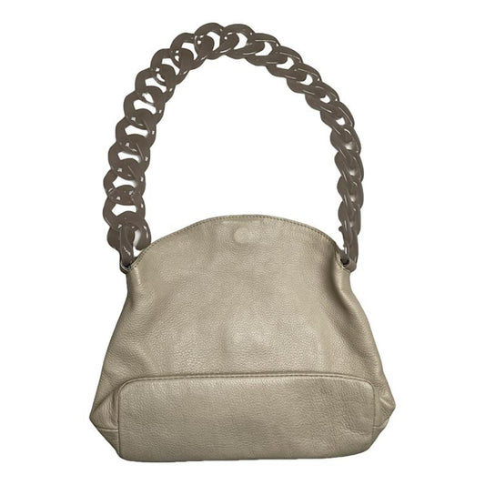 Giorgio Armani Beige Leather Handbag image 1