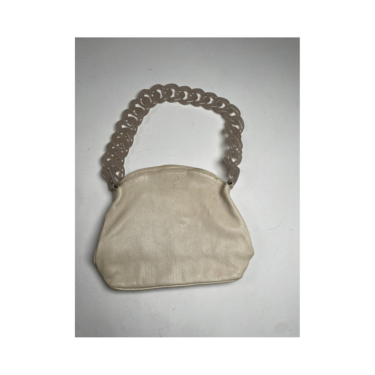 Giorgio Armani Beige Leather Handbag image 2