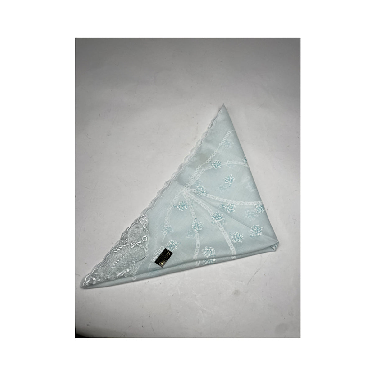 Celine White Silk Silk Handkerchief image 2