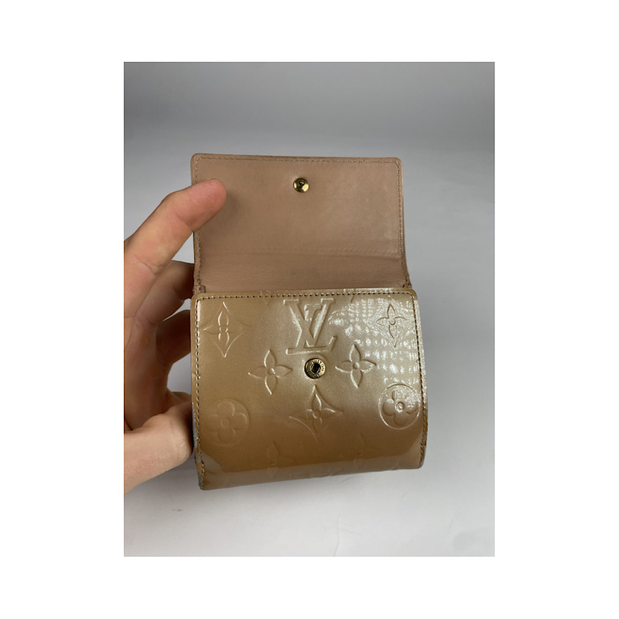 Louis Vuitton Metis Brown Patent Leather Wallet image 4