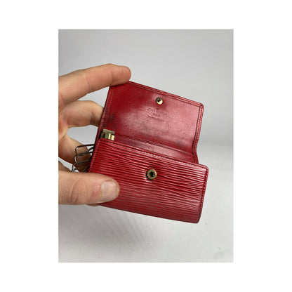 Louis Vuitton Lockme Red Leather Purse image 4
