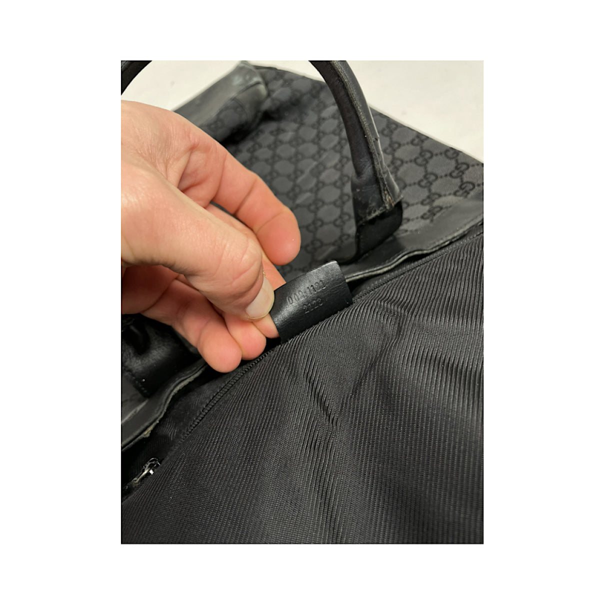 Gucci Jackie Vintage  Black Polyester Handbag image 3