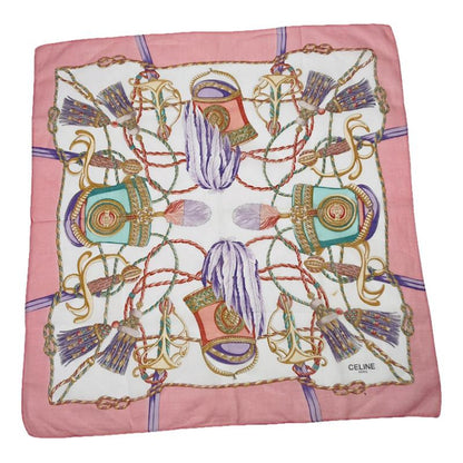 Celine Pink Silk Silk Handkerchief image 1
