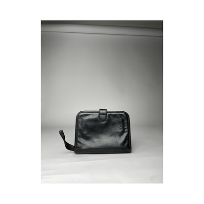 Loewe Barcelona Black Patent Leather Clutch Bag image 2