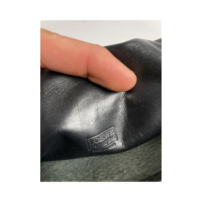 Loewe Barcelona Black Patent Leather Clutch Bag image 4