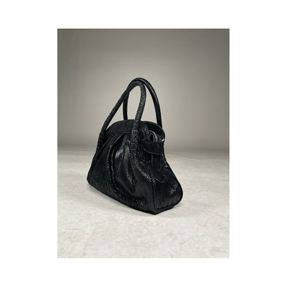 Giorgio Armani Black Leather Handbag image 2