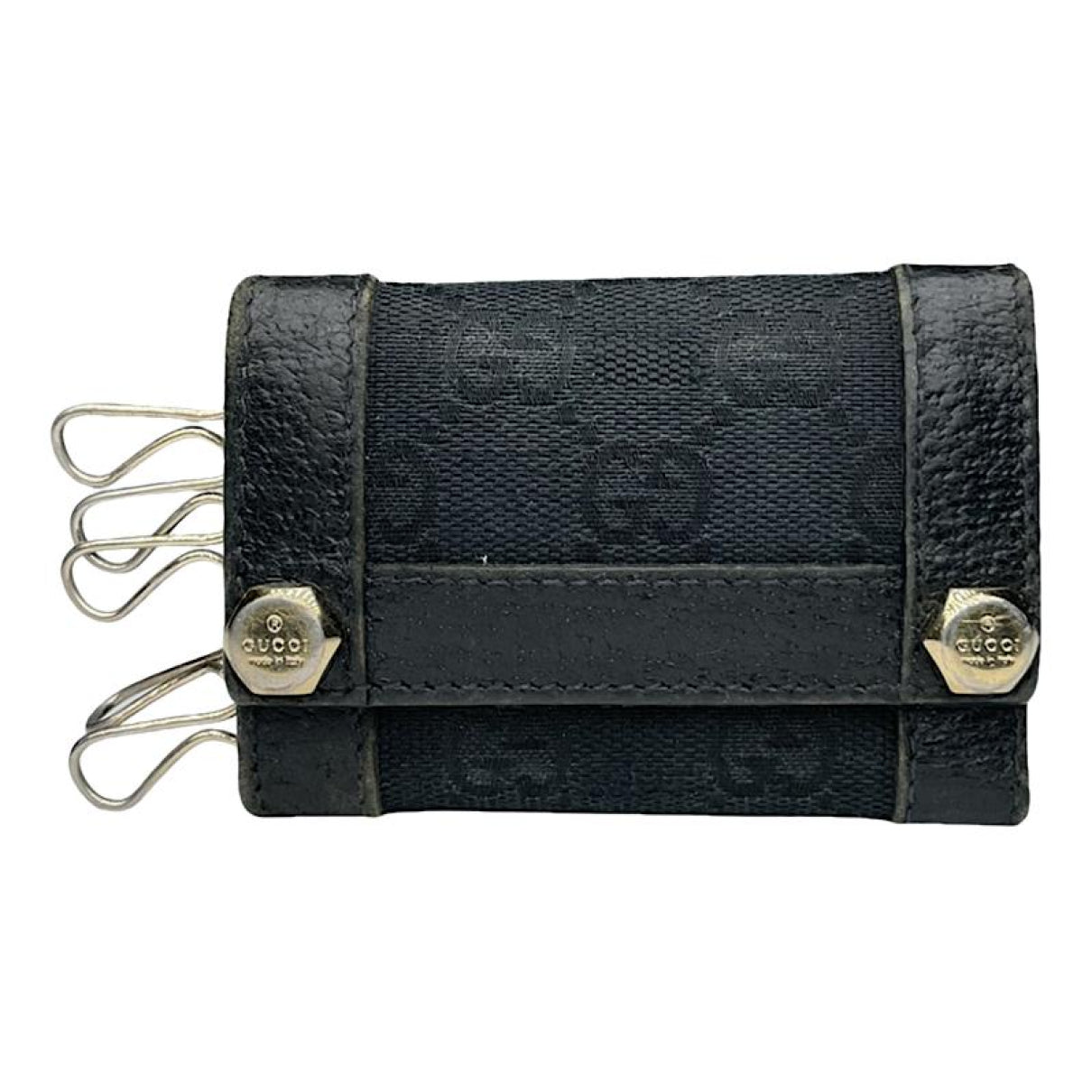 Gucci GG Blooms  Black Leather Purse image 1