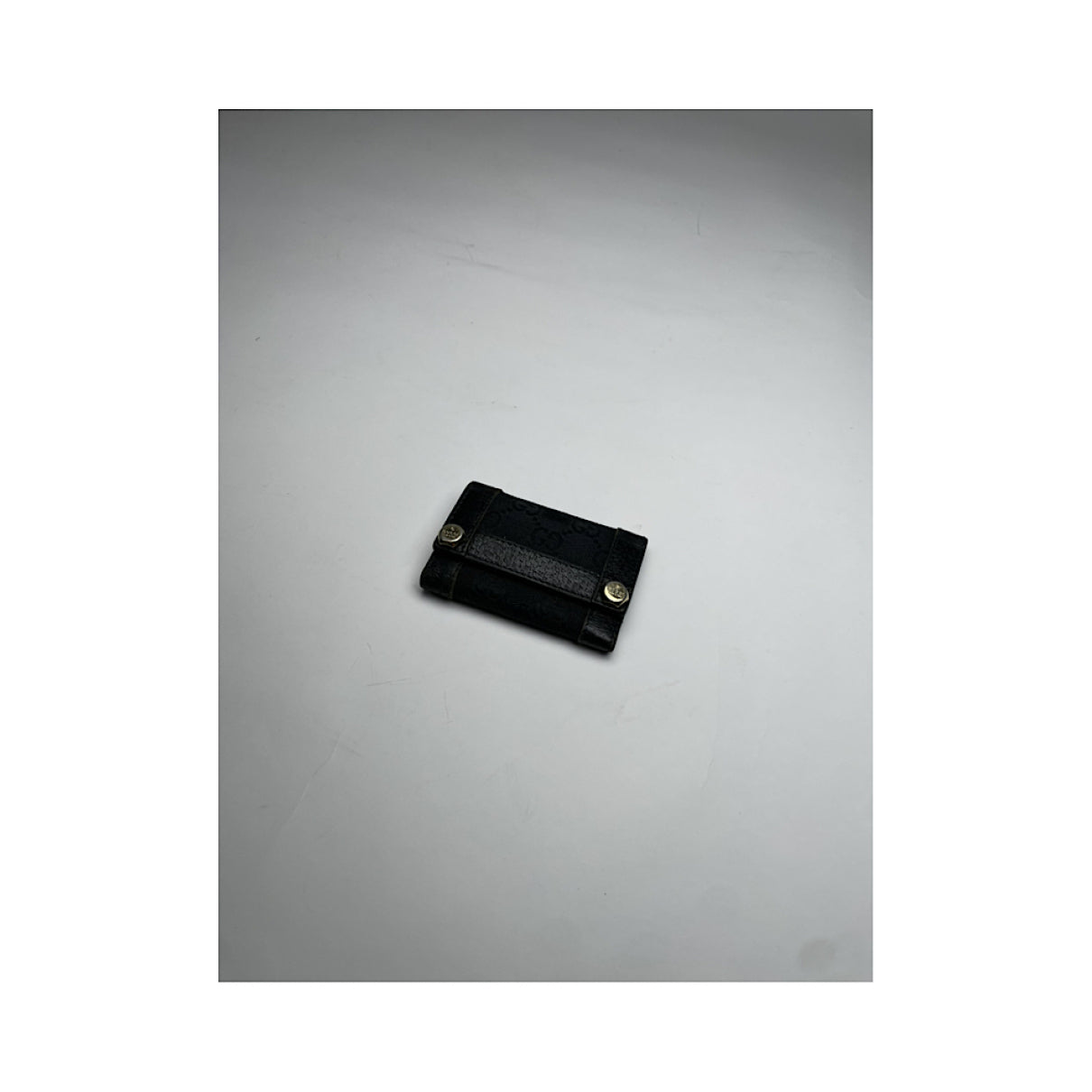 Gucci GG Blooms  Black Leather Purse image 2