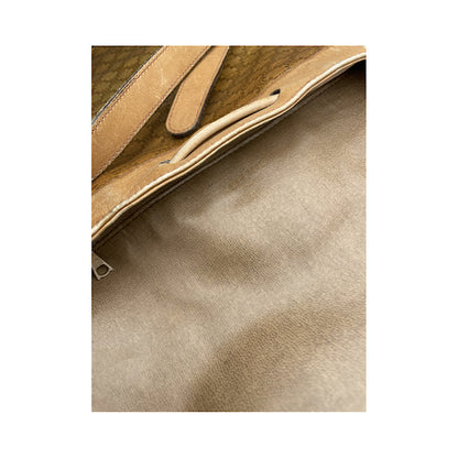 Celine SAC SEAU Gold Leather Handbag image 4