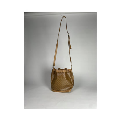 Celine SAC SEAU Gold Leather Handbag image 5