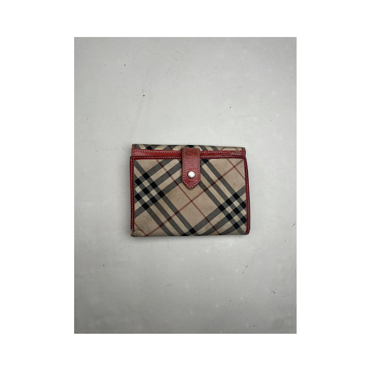 Burberry Beige Leather Wallet image 4