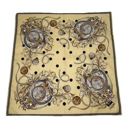 Celine Yellow Silk Silk Handkerchief image 1