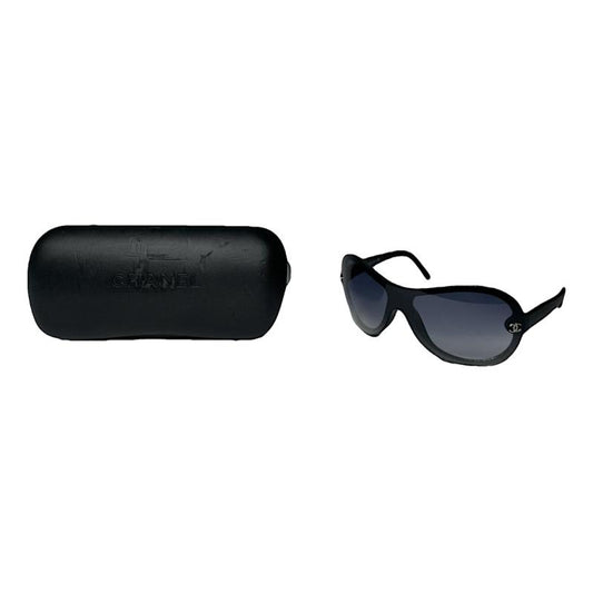 Chanel Black Plastic Sunglasses image 1