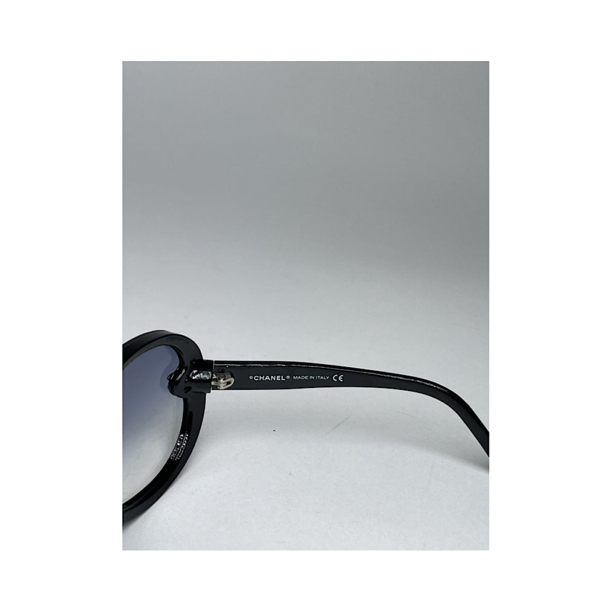 Chanel Black Plastic Sunglasses image 4
