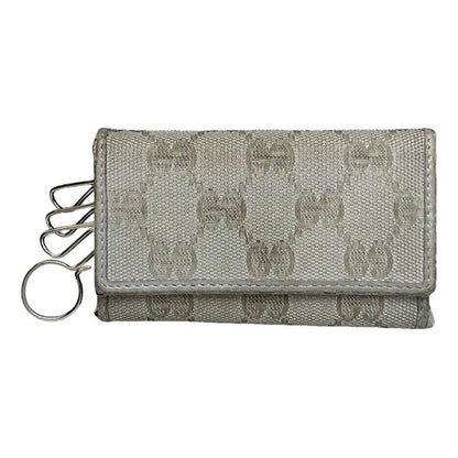Gucci GG Blooms  Silver Leather Purse image 1
