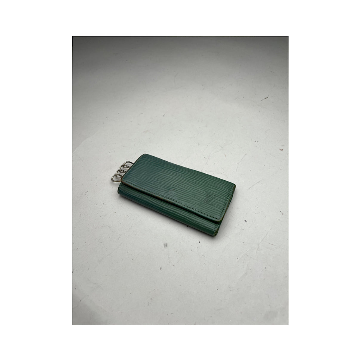 Louis Vuitton Lockme Green Leather Purse image 3