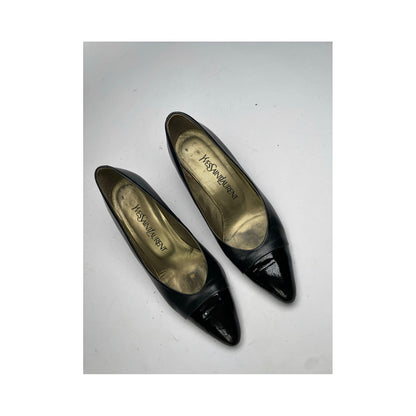 Yves Saint Laurent Black Patent Leather Heel image 3