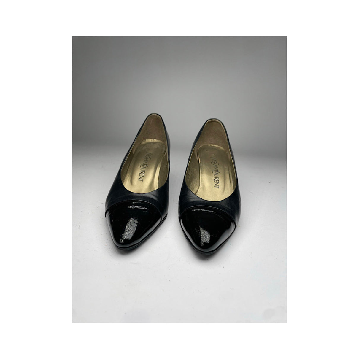 Yves Saint Laurent Black Patent Leather Heel image 4