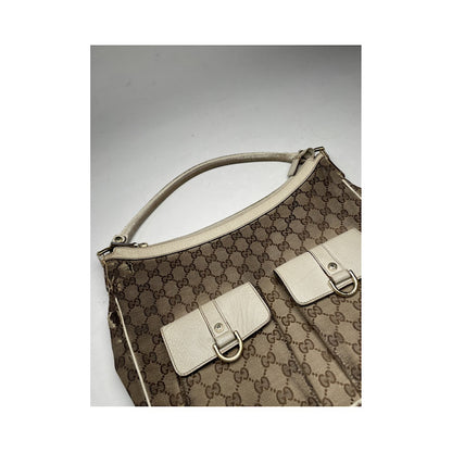 Gucci Jackie Vintage  Beige Leather Handbag image 4