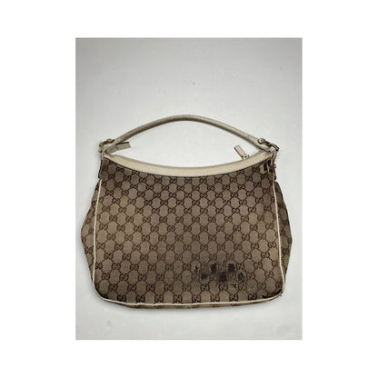 Gucci Jackie Vintage  Beige Leather Handbag image 5