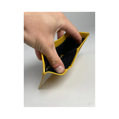 Balenciaga Yellow Leather Wallet image 4