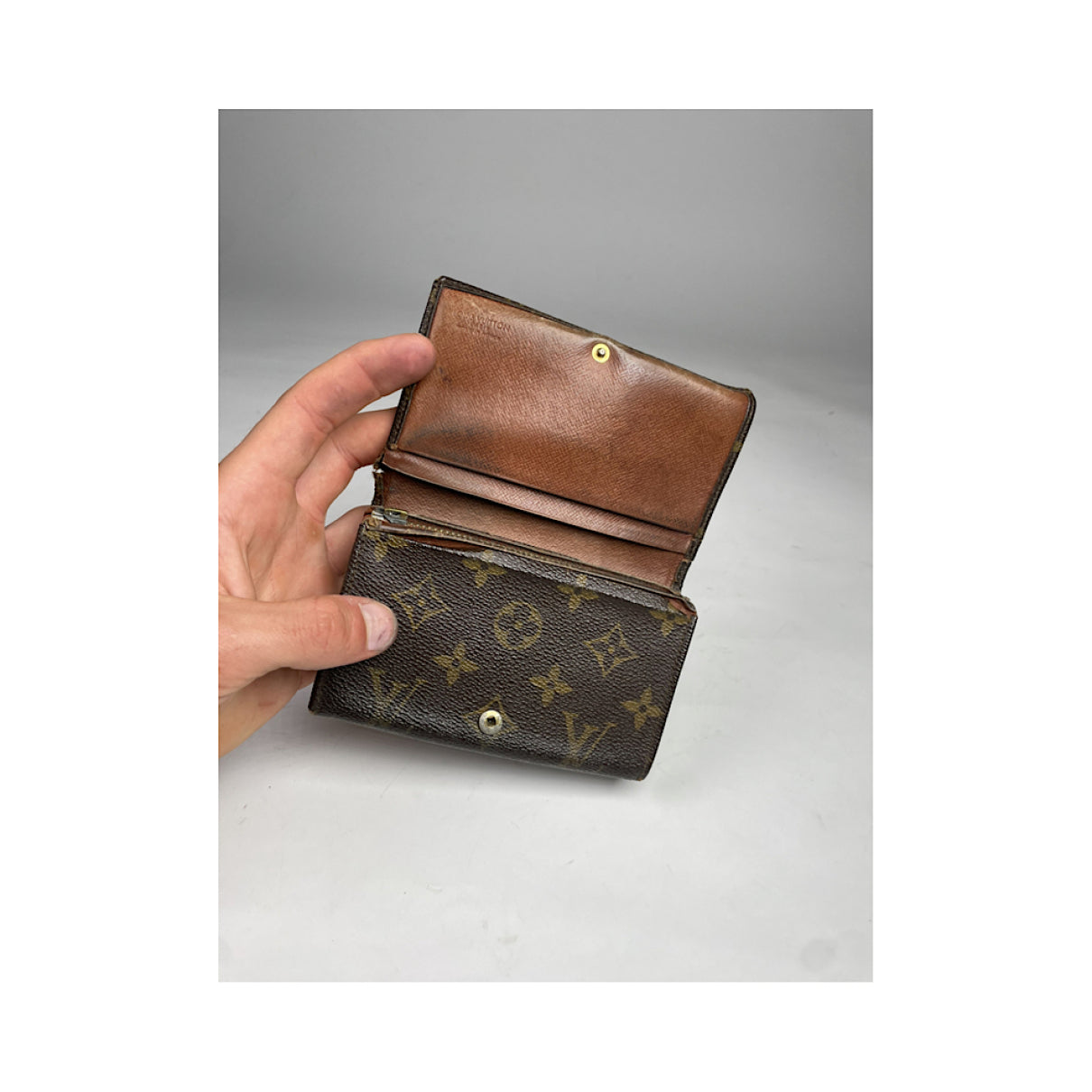 Louis Vuitton Iris Brown Leather Wallet image 4