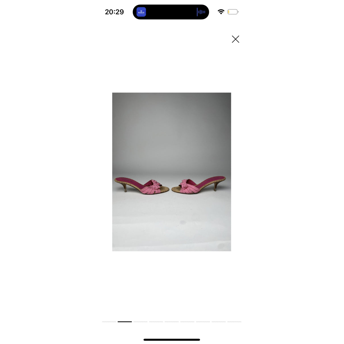 Coach Pink Leather Heel image 2