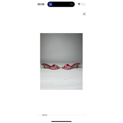 Coach Pink Leather Heel image 2