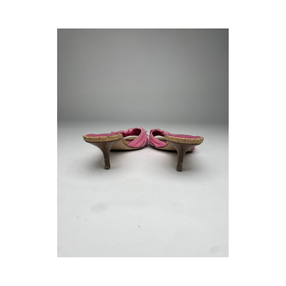 Coach Pink Leather Heel image 3