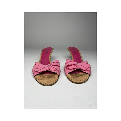 Coach Pink Leather Heel image 4