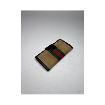 Gucci GG Blooms Beige Cotton Wallet image 2