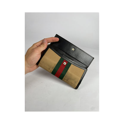 Gucci GG Blooms Beige Cotton Wallet image 4