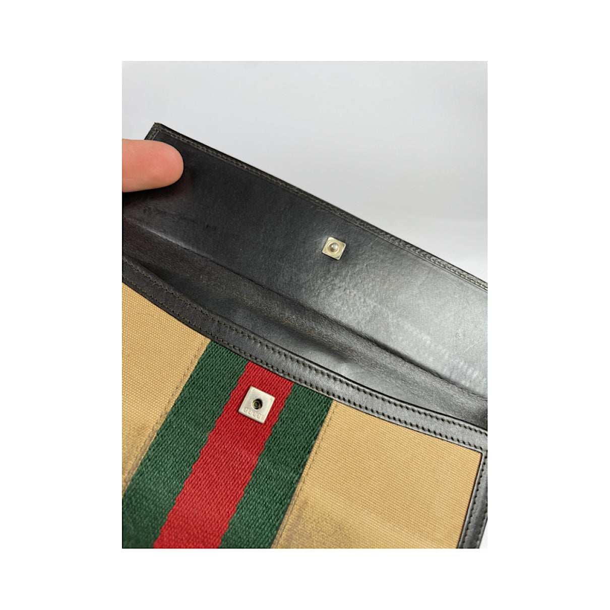 Gucci GG Blooms Beige Cotton Wallet image 5