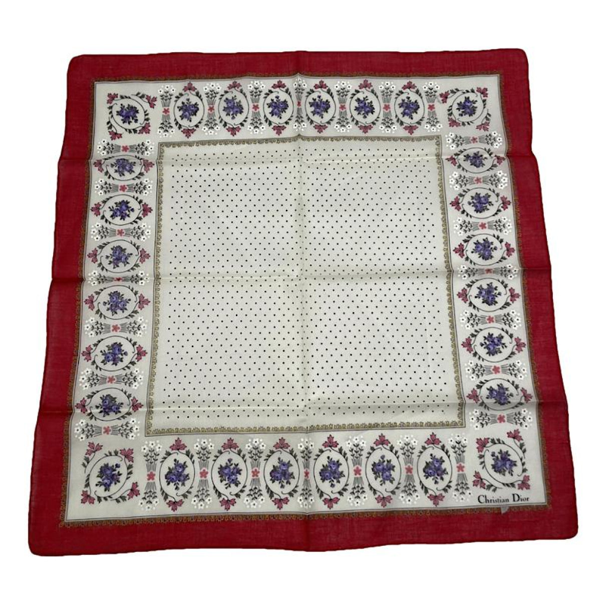 Dior Mitzah Dior Oblique Multicolour Silk Scarf image 1