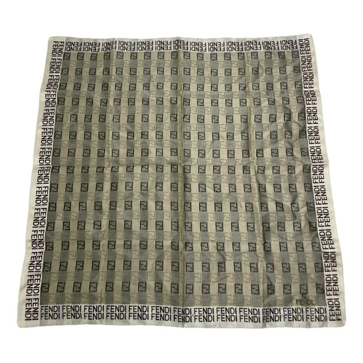 Fendi Green Silk Scarf image 1