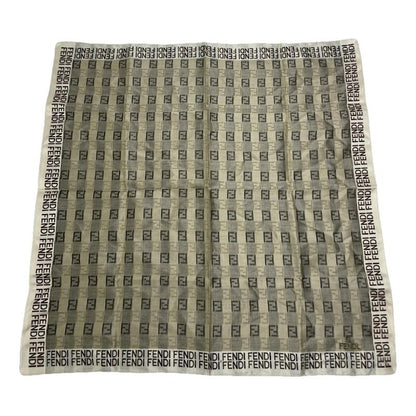 Fendi Green Silk Scarf image 1