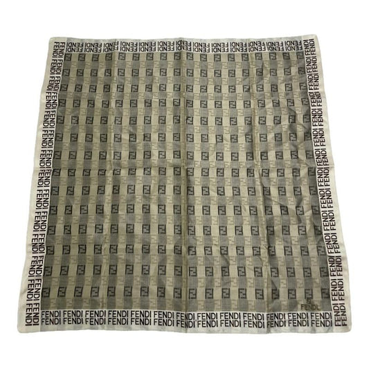 Fendi Green Silk Scarf image 1