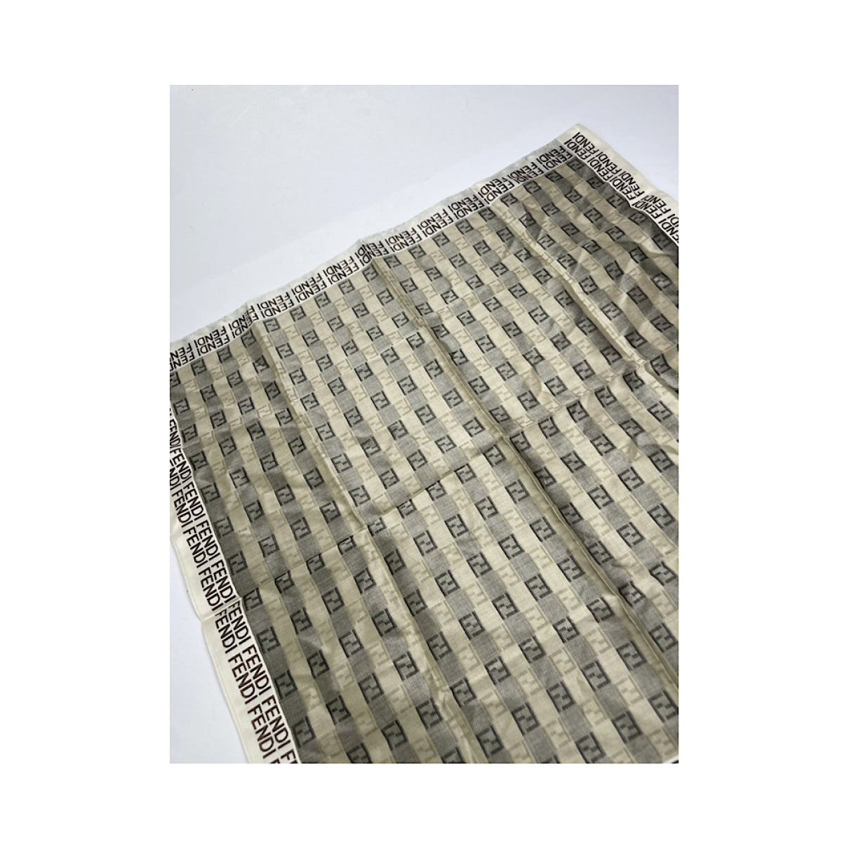 Fendi Green Silk Scarf image 3