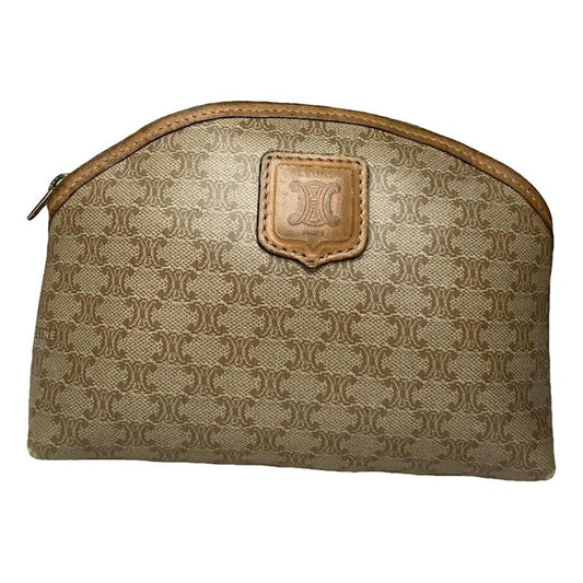 Celine Hobo Beige Leather Clutch Bag image 1