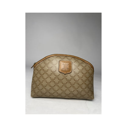 Celine Hobo Beige Leather Clutch Bag image 2