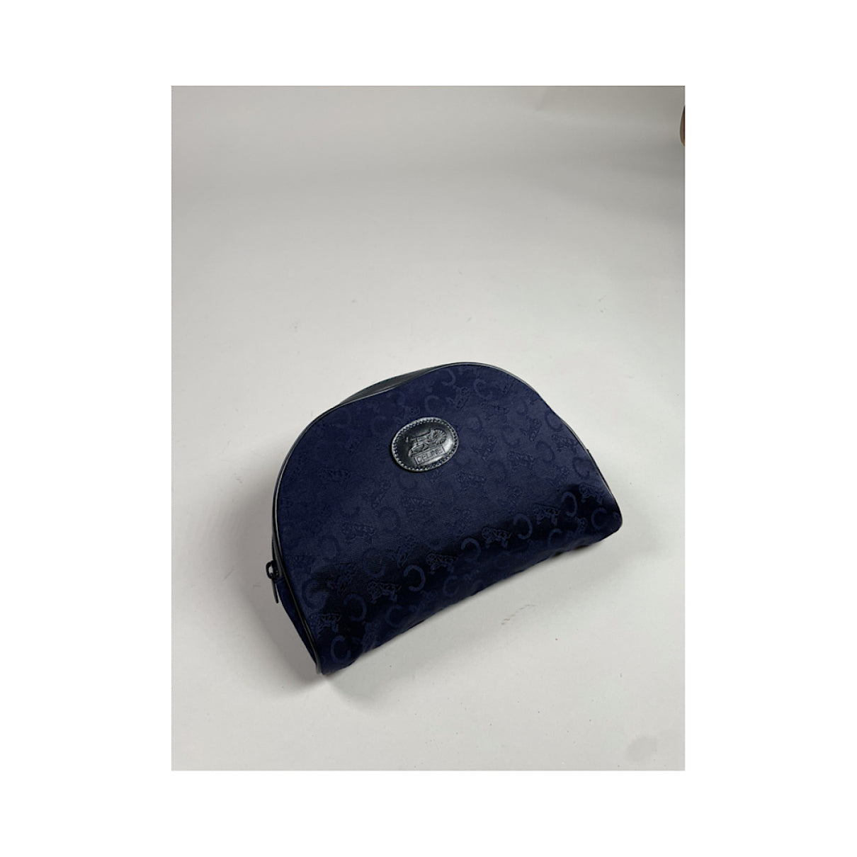 Celine C charm Blue Polyester Clutch Bag image 4