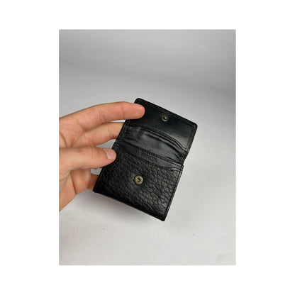 Burberry Black Leather Wallet image 4