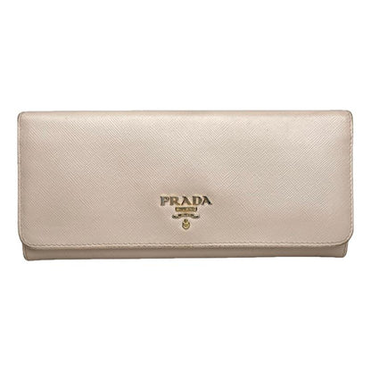 Prada Beige Leather Wallet image 1